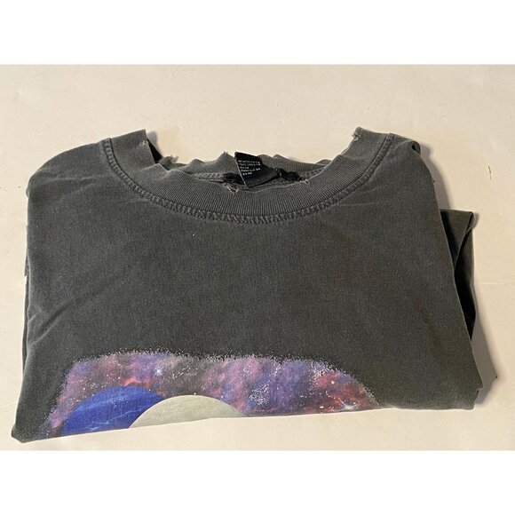 NASA Forever 21 shirt mens small solar system short sleeve distressed gray - Picture 11 of 12
